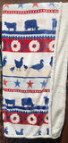 On Farm Plush Throw