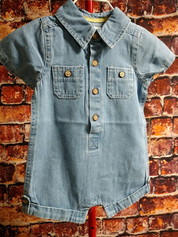 Baby Denim Romper