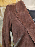 Brown Iridescent Blazer