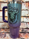 Highland Cow 40 oz Tumbler