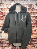 Horseshoe Stitch Zip Hoodie