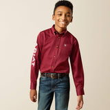 Boy's Ariat Team Logo Twill Classic Shirt