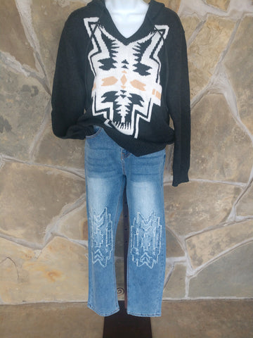 Aztec Patch Jeans