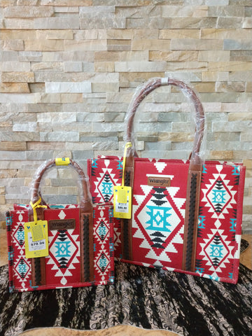 Wrangler Burgundy Tote