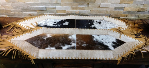 Small Cowhide Table Runner