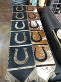 5 Panel Cowhide Table Runners