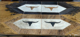 Mini Longhorn Cowhide Table Runners