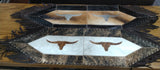 Mini Longhorn Cowhide Table Runners