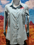 Ariat Kirby LS Crystal Teal Stripe