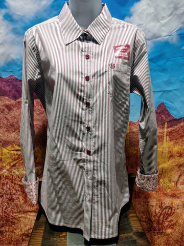 Ariat Kirby LS Pomegranate Stripe