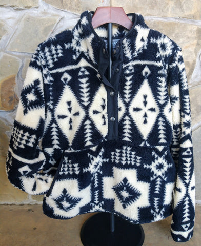 Ariat Berber Snap Front Sweatshirt- Winslow Southwest Print