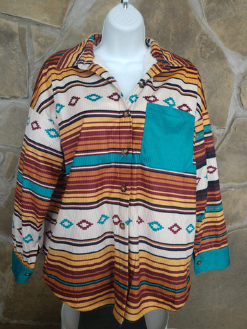 Rowdy Crowd Serape Jacket