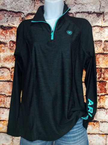 Ariat Laguna 1/4 Zip Top- Black