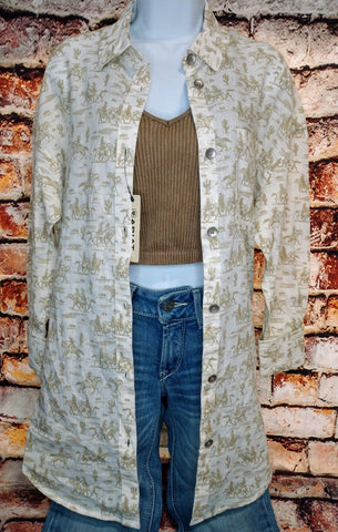 Ariat Poppy Summer Overshirt- Comic Toile