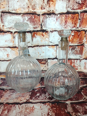 Mud Pie Doorknob Glass Decanters