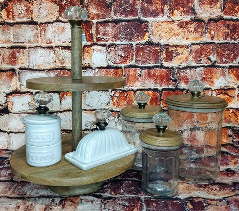 Mud Pie Vintage Doorknob Butter Dish