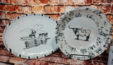 Ranch Life Melamine Serve Bowl and Platter