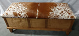 Cowhide or Leather Storage Trunks