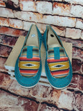 Cruiser- Teal Suede/ Turquoise Serape