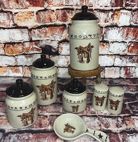 Brands Collection Saddle Canister