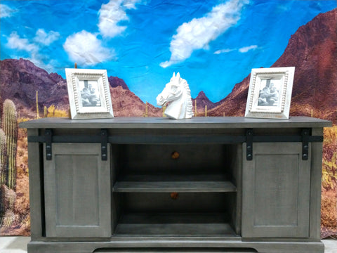 Slide Door TV Stand