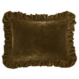 Stella Faux Silk Velvet Pillow- Rectangle