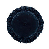 Stella Faux Silk Velvet Pillow- Round
