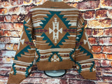 Multicolor Aztec Knit Sweater