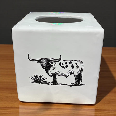 Ranch Life Tissue Box Cover