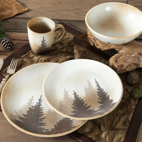 Clearwater Pines 16 Piece Dish Set
