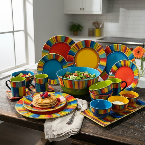 Sierra Serape Dish Set- CLEARANCE – Rnd Rustics