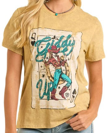 Giddy Up Oversized Graphic Tee