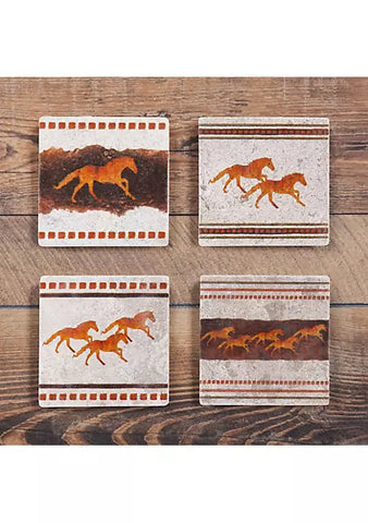 Running Horse Stone Coaster