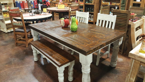 Farmhouse Big Leg Table