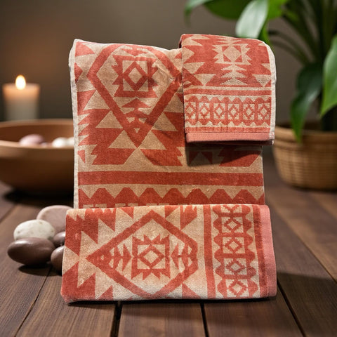 Copper Southwest Bath Towels