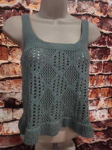 Jade Loose Knit Tank Top