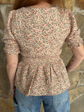 Floral Sweetheart Blouse