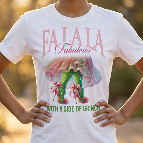 Fabulous Grinch Bling Tee
