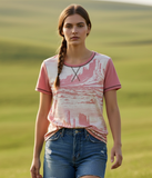 Peach Canyons Graphic Shirt