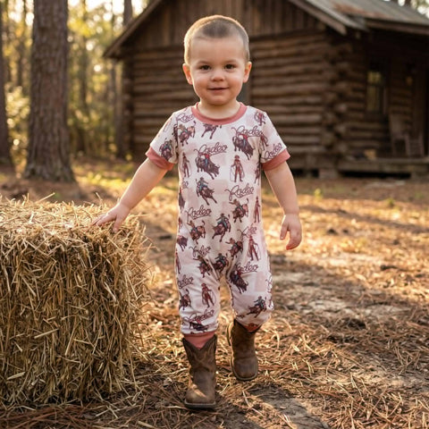 Rodeo Cowboy Romper