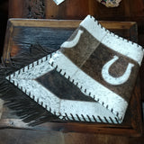 Horse Shoe Cowhide Table Runners