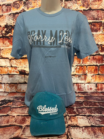 Pray More, Worry Less Graphic Tee
