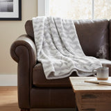 Mountain Gray Stretchy Throw