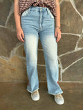 Clara Embroidered Bow Jean