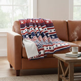 Western Sky Sherpa Throw Blanket