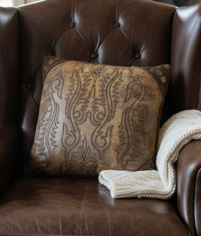 Western Scroll Pillow