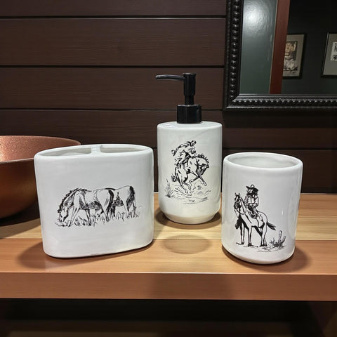Ranch Life 3 Piece Bathroom Set