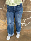 Risen Slouchy Wide Leg Jeans