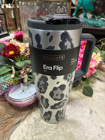 BruMate 40oz Era Flip Metallic Leopard