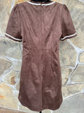 Brown Suede Dress
